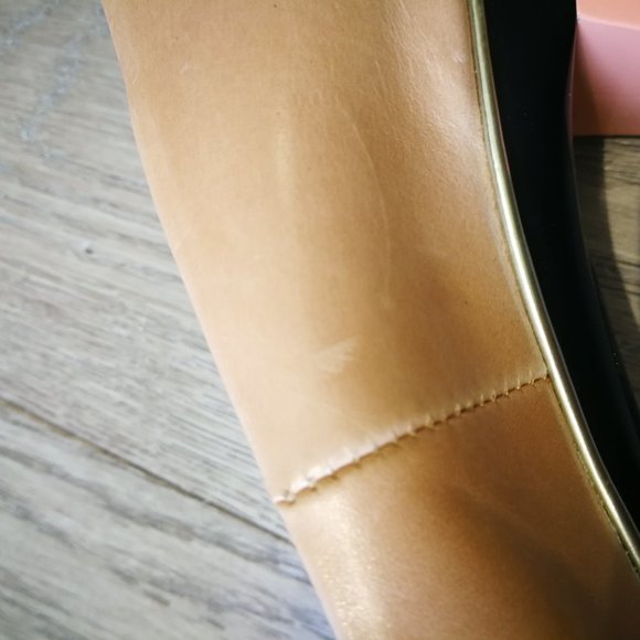 Tanya Heath Beige / Nude Pumps with Changeable Peach and Blue Block Heels (6) - Picture 11 of 12